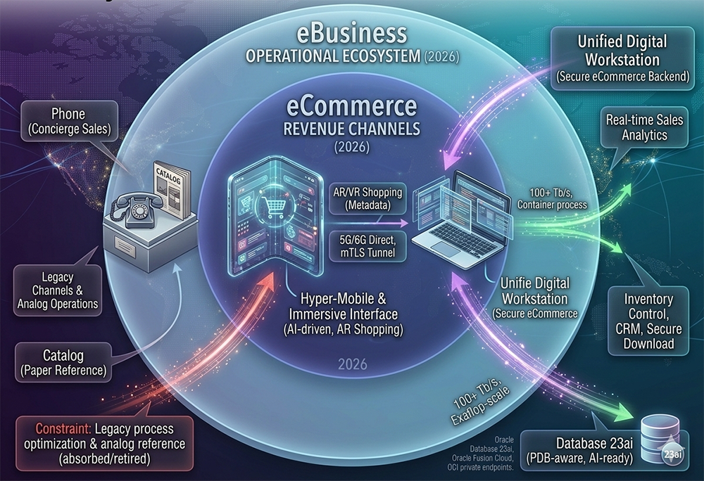 What is the purpose of the e-business solution?