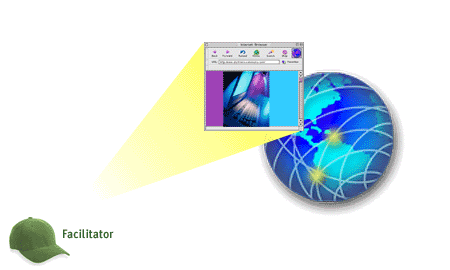 5) Facilitator: presenting the concepts of site design to the internal stakeholders and continuing to facilitate the involvement of outside partners in the eBusiness enterprise