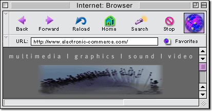 This illustrates how a browser works.