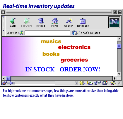 5) For high-volume e-commerce shops, few things are more attractive than being able to show customers exactly what they have in store.