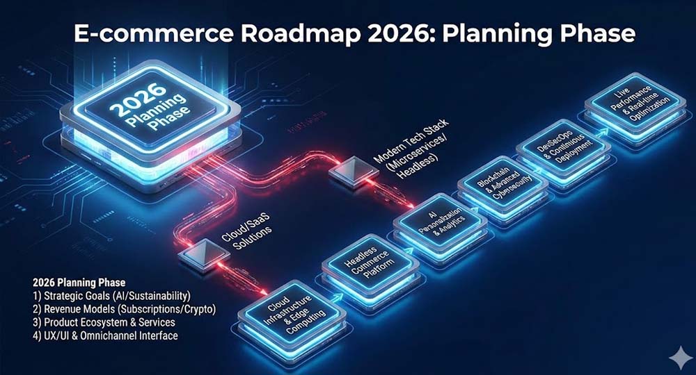 Planning Phase consists of: 1) Design Goals 2) Revenue Strategies 3) Products and Services 4) Web Interface