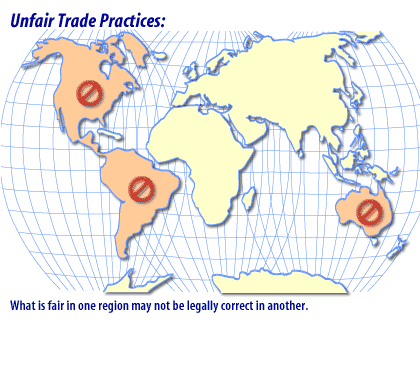 2) What is fair in one region may not be legally correct in another.