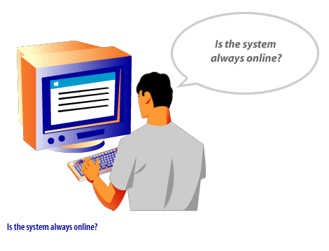 6) Is the system always online?