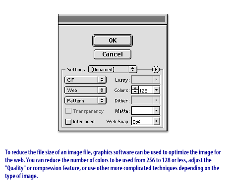 4) To reduce the filesize of an image